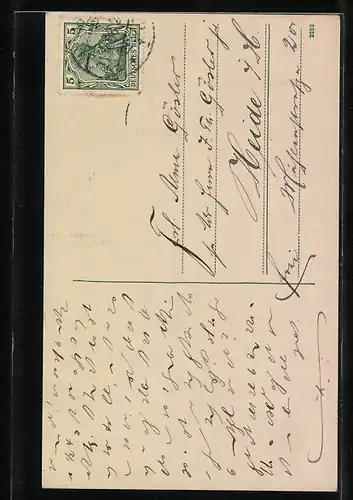 AK Szene aus der Operette Der Postillon von Lonjumeau, Komm` Du mein süsse Leben!...