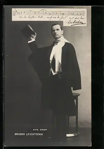 AK Bruder Leichtsinn mit Otto Storm, Operette