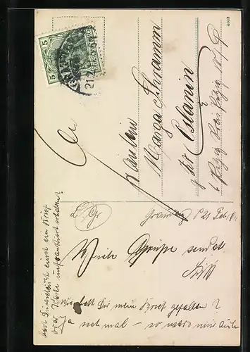 AK Darsteller Albert Kutzner und Vilma Conti in der Operette Duett Die Tanzhusaren