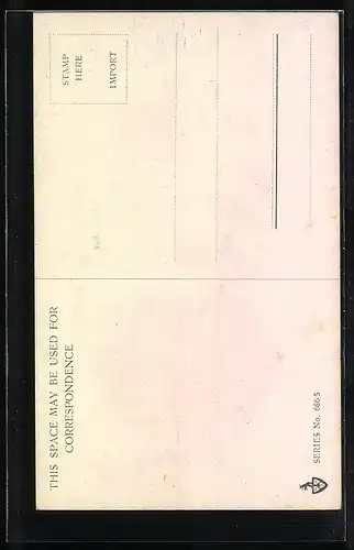 Künstler-AK Handgemalt: Blumen in einer Vase, Schablonenmalerei