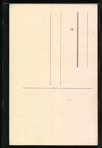 Künstler-AK Handgemalt: Küstenpartie mit Booten, Schablonenmalerei