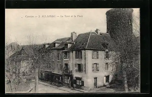 AK Allassac, La Tour et la Place