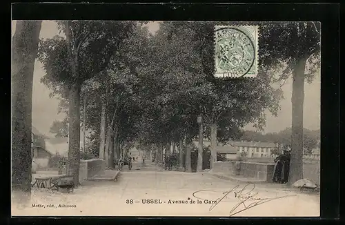 AK Ussel, Avenue de la Gare