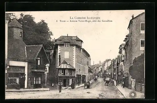 AK Tulle, Avenue Victor-Hugo, Côté des Carmélites