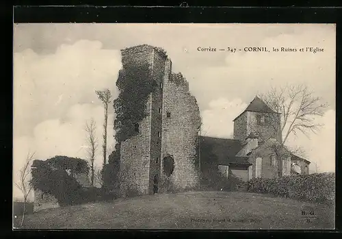 AK Cornil, Les Ruines et l`Eglise
