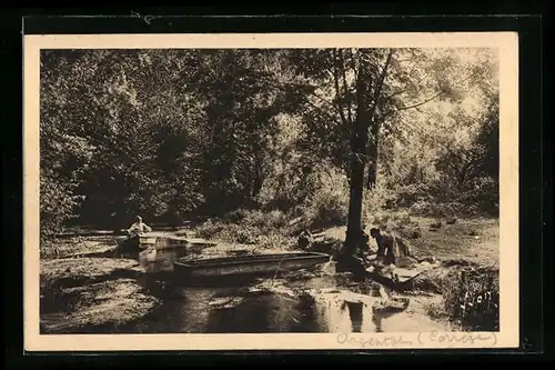 AK Argentat /Limousin, Un Bras de la Dordogne