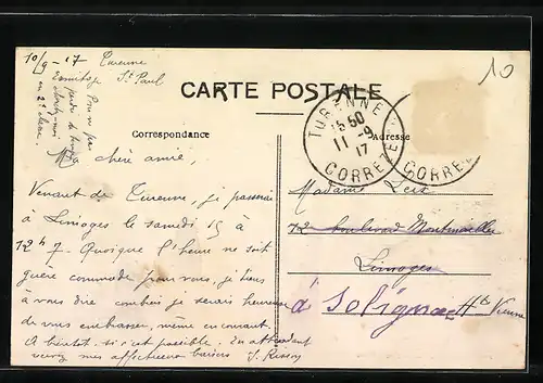 AK Turenne, Place du Marchadrol et entrée de al Grande Rue