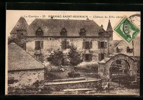 AK Sornac-Saint-Germain, Château du XVe siècle