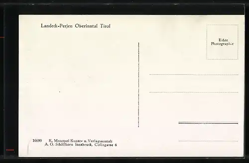 AK Landeck-Perjen im Oberinntal, Totalansicht