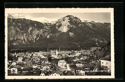 AK Brixlegg, Panoramaansicht der Stadt im Unterinntal