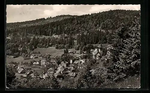 AK Todtmoos im Hochschwarzwald, Gesamtansicht vom Wald aus