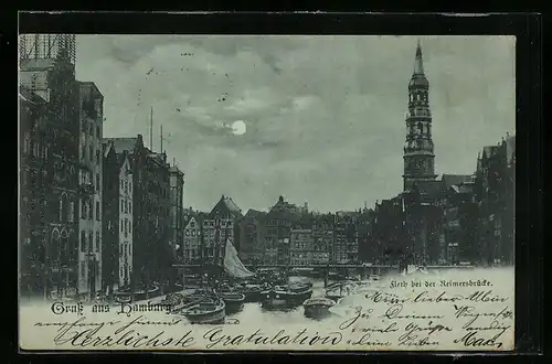 AK Alt-Hamburg, Fleth bei der Reimersbrücke