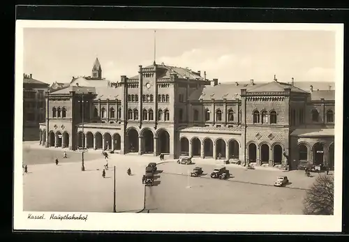 AK Kassel, Hauptbahnhof, Bahnhofsplatz