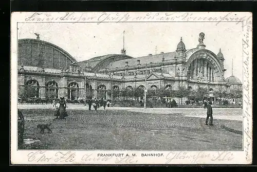 AK Frankfurt a. M., Bahnhof