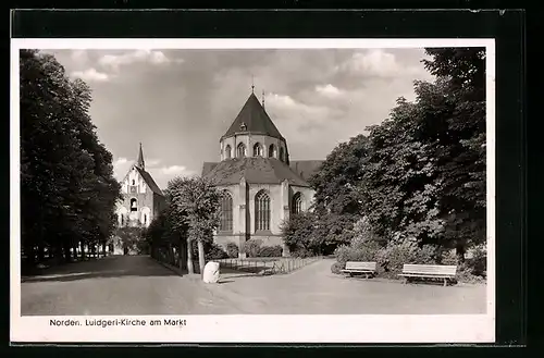 AK Norden, Luidgeri-Kirche am Markt