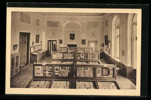 AK Marbach, Schillermuseum, Schiller-Saal