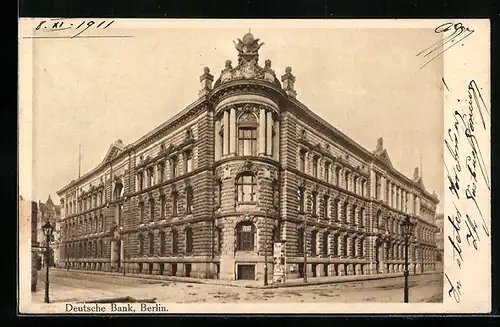 AK Berlin, Deutsche Bank in der Behrenstrasse