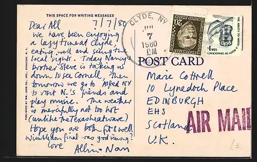 AK Clyde, NY, United States Post Office