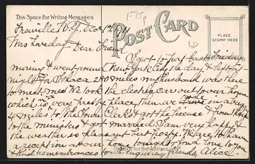 AK Ithaca, NY, Post Office