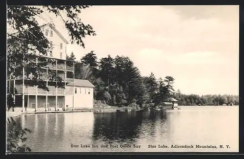 AK Star Lake, Adirondack Mountains, NY, Star Lake Inn and Post Office Bay