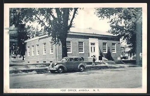 AK Angola, NY, Post Office