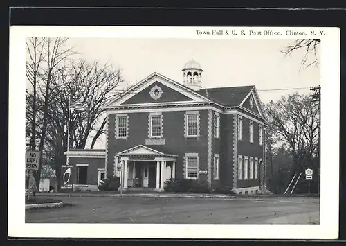 AK Clinton, NY, Town Hall & US Post Office