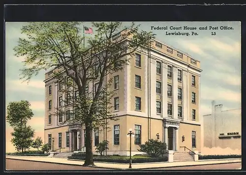 AK Lewisburg, PA, Federal Court House and Post Office