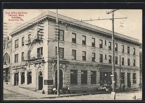 AK Monessen, PA, Post Office and First National Bank Building