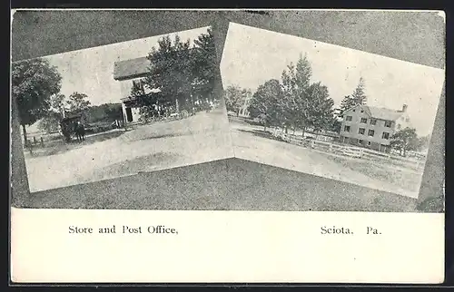 AK Sciota, PA, Store and Post Office