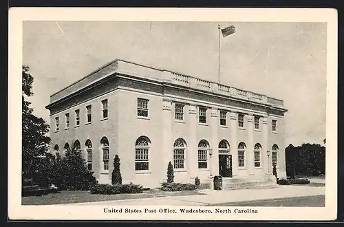 AK Wadesboro, NC, United States Post Office