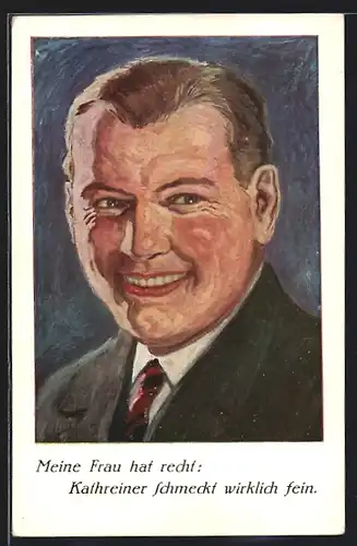 AK Reklame für Kathreiners Kneipp Malzkaffee