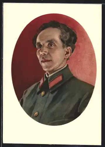 AK Nikolai Ostrowski, russischer Revolutionär