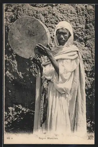 AK Arabischer Musiker mit Tam-Tam