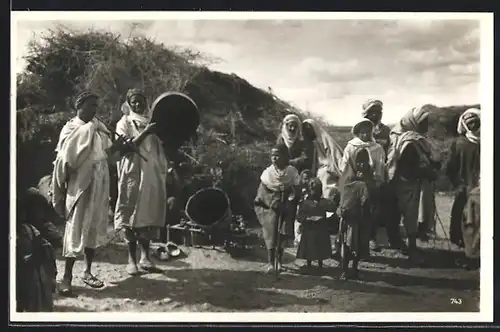 AK Arabischer Musiker und Zuhörer