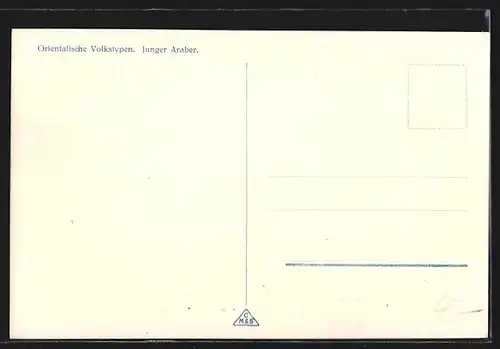 AK Arabischer Junge auf einem Esel