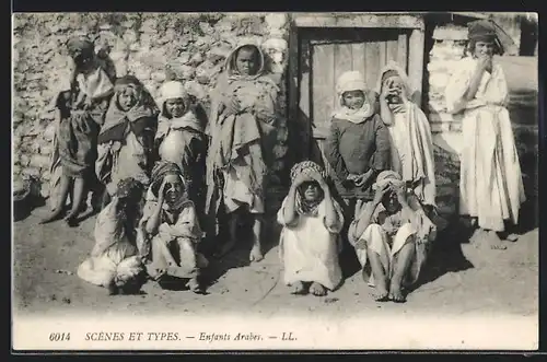 AK Scènes et Types, Enfants Arabes, arabische Volkstypen