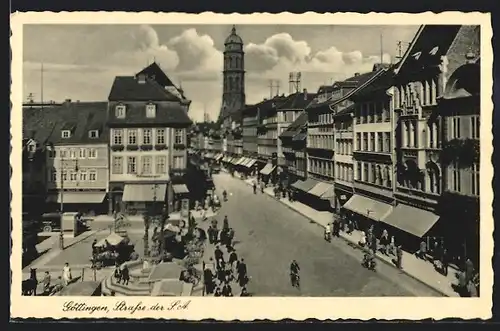 AK Göttingen, Blick in die Wenderstrasse