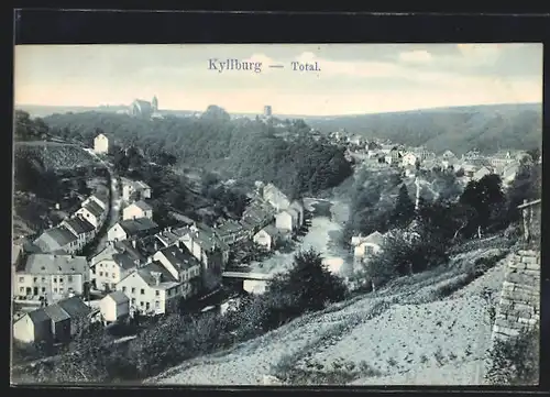 AK Kyllburg, Totalansicht vom Ort