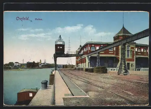 AK Crefeld, Der Hafen