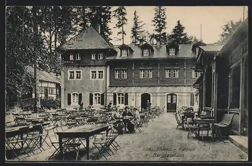 AK Bad Schandau, Berggasthaus Kuhstall