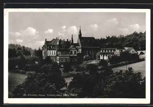 AK Schönenberg b. Köln, Blick zum St. Vinzenz-Haus