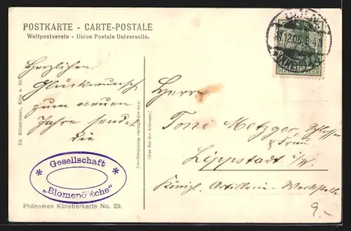 AK Köln a. Rh., Abendstimmung an der Hafeneinfahrt