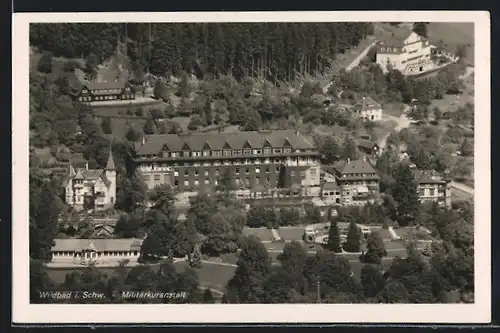 AK Wildbad i. Schw., Blick auf Militärkuranstalt