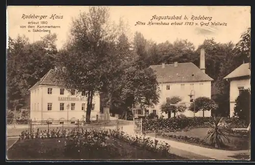 AK Augustusbad b. Radeberg, Radeberger Haus