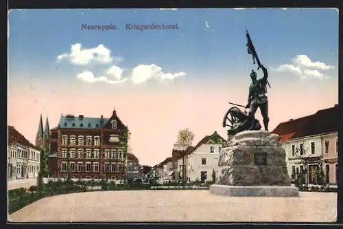 AK Neuruppin, Am Kriegerdenkmal