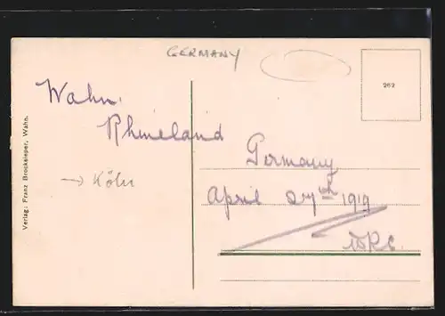 AK Köln-Wahn, Schiessplatz, Barackenlager