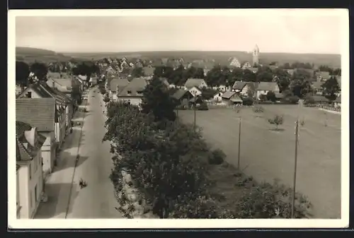 AK Riedlingen a. d. Donau, Blick auf die Hindenburgstrasse