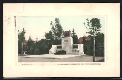 AK Schopfheim, Grossherzog Friedrich- und Kriegerdenkmal