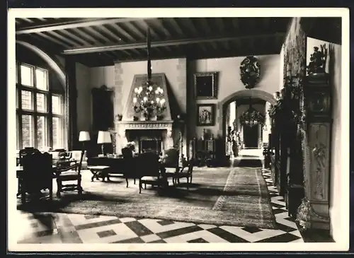 AK Kronberg im Taunus, Schlosshotel, Grosse Halle