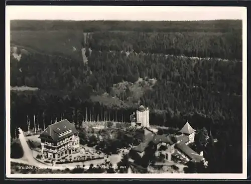 AK Wildbad i. Schwarzwald, Waldhotel Riexinger auf dem Sommerberg